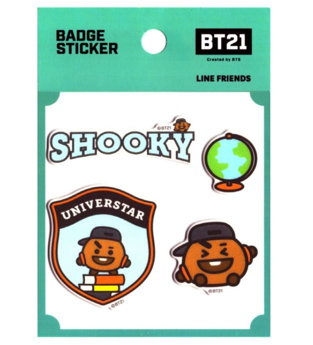 BT21  Badge Sticker SHOOKY - BTS