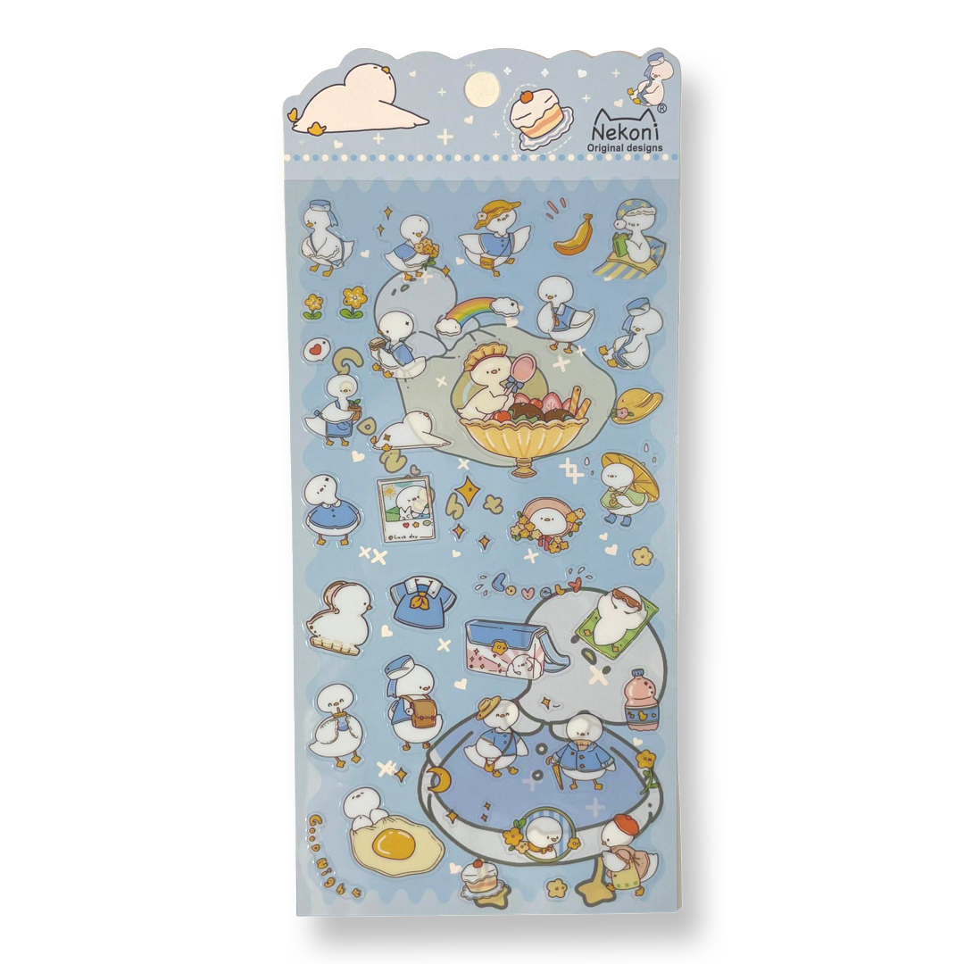 - Kawaii Birds stickervel  Nekoni