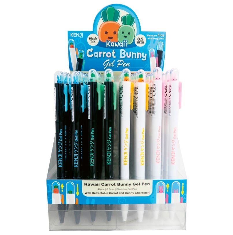 Kenji Carrot Bunny kawaii gelpen - 