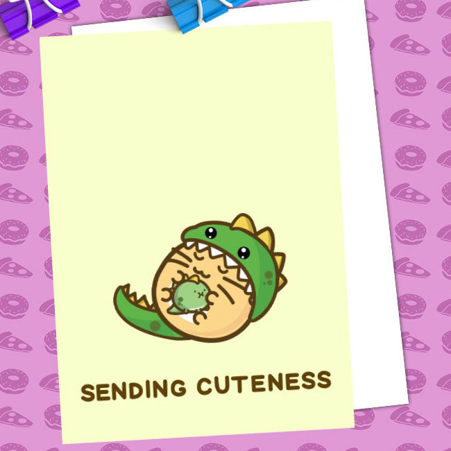 Fuzzballs ansichtkaart - Sending cuteness