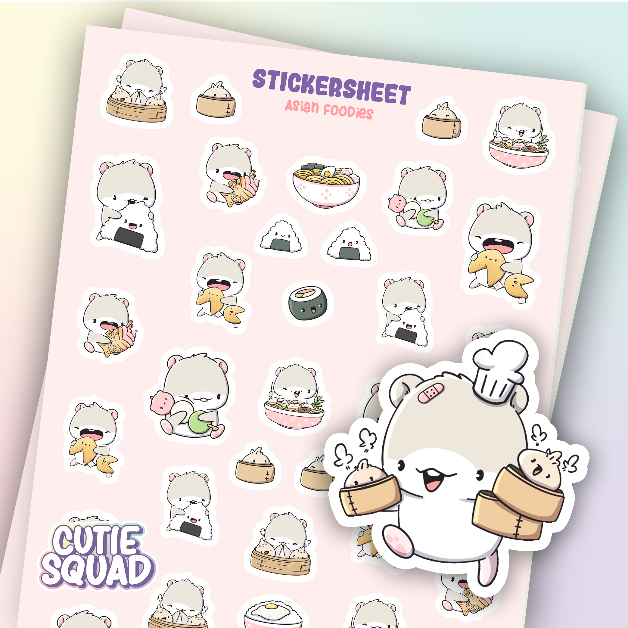 CutieSquad Stickervel Asian Foodies II - 