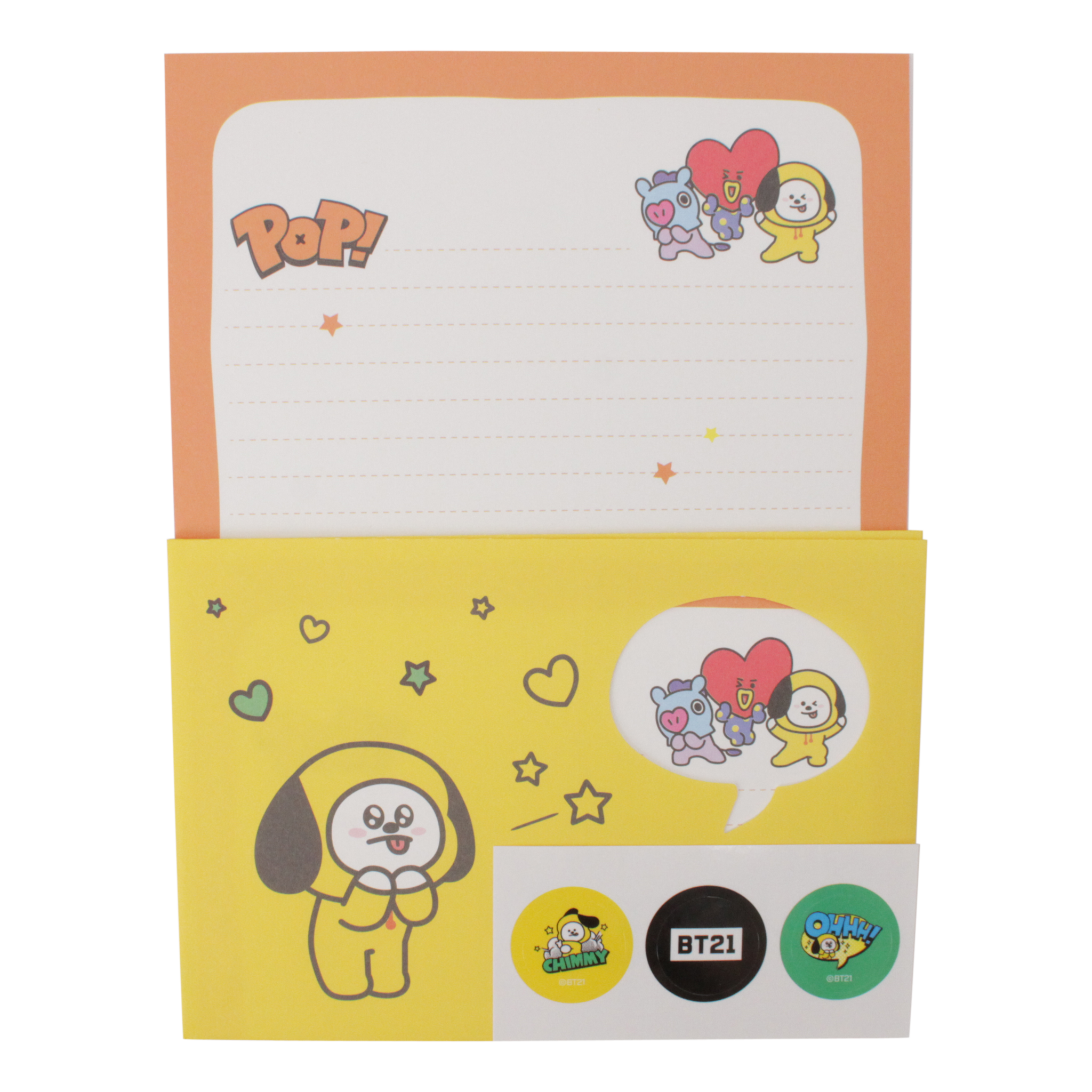 BT21 Briefpapier set B - CHIMMY