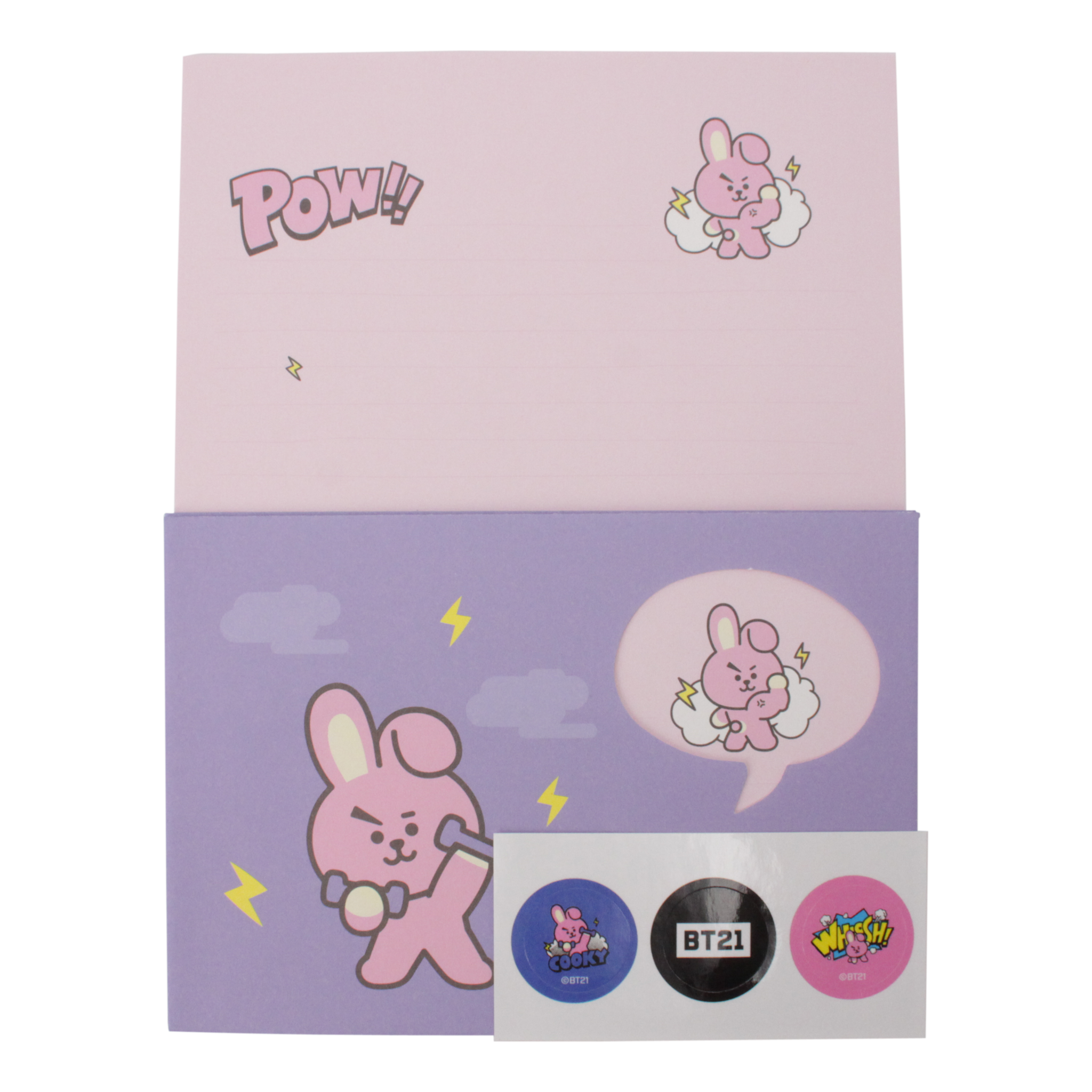 BT21 Briefpapier set B - COOKY