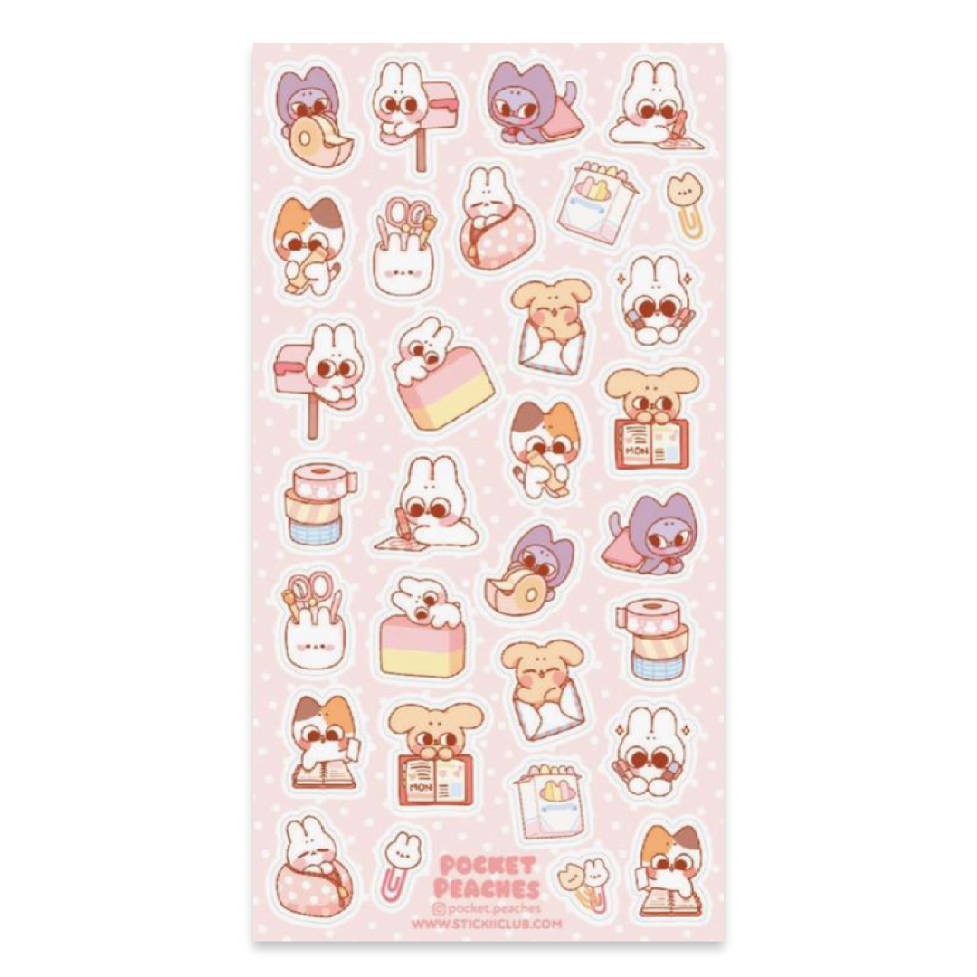 Stickii Stickervel Kawaii Stationery Essentials - 