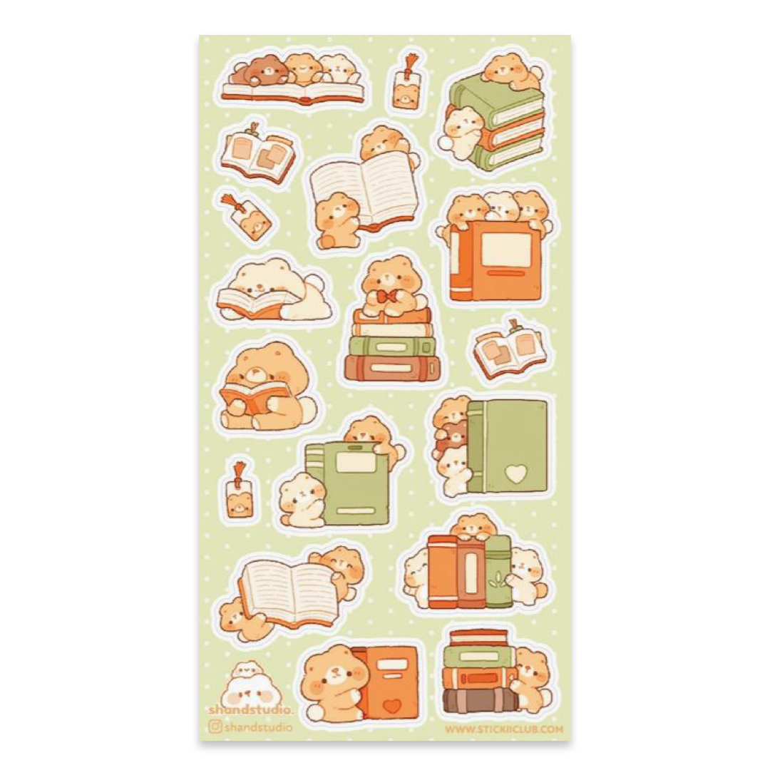 Stickii Stickervel - Book Bears
