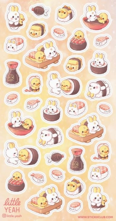 Stickii Stickervel Sushi Yum - 