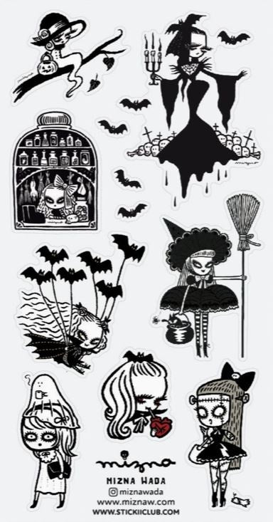 Stickii Stickervel Gals & Ghouls - 