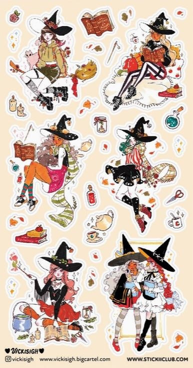 Stickii Stickervel Crafty Coven - 