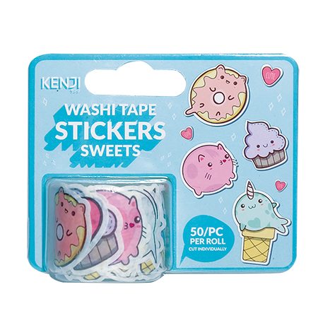 Kenji Washi tape stickers - Sweets