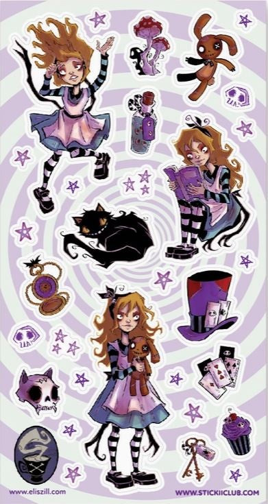 Stickii Stickervel Alice in Stickerland - 