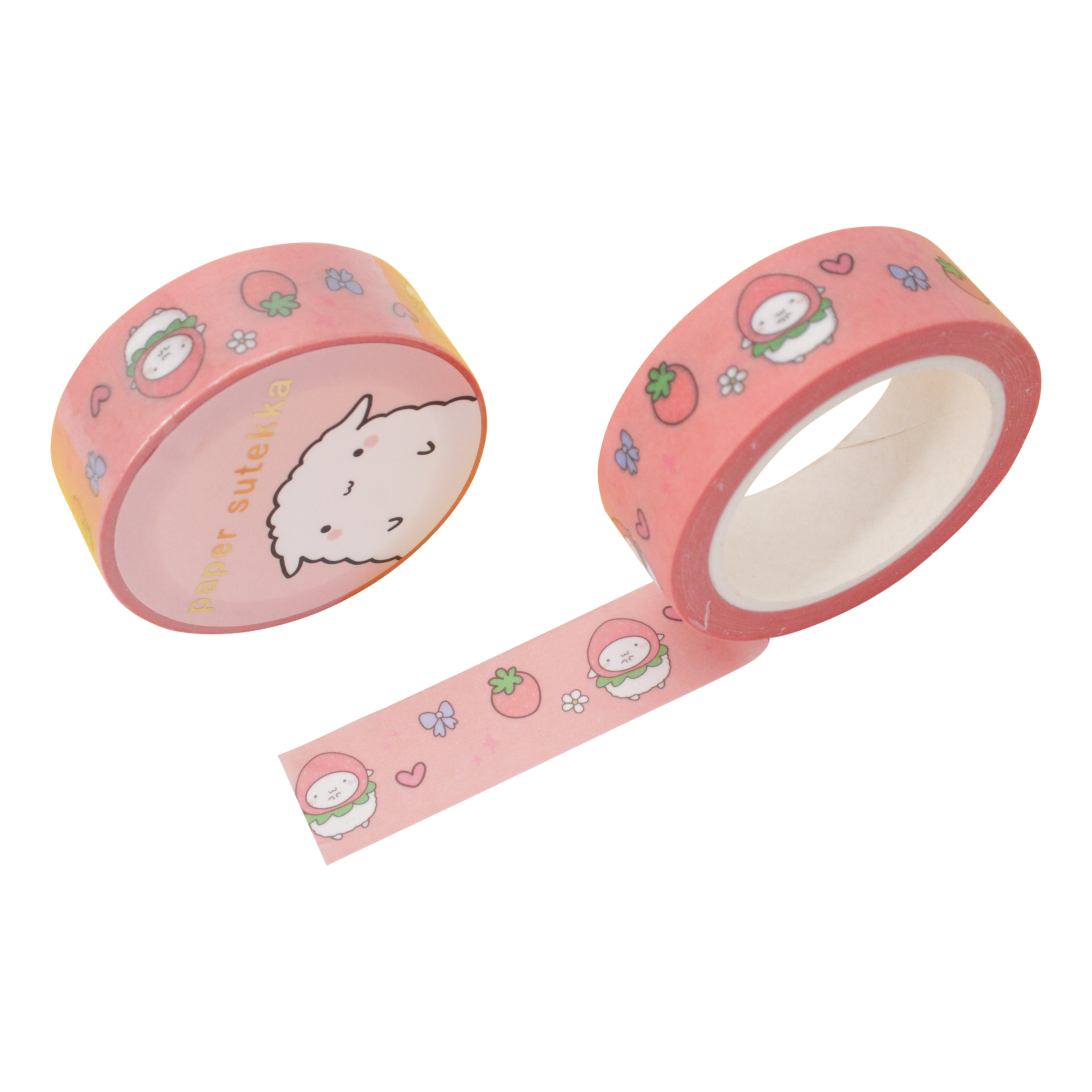 Paper Sutekka Washi Tape - Mochi Strawberry