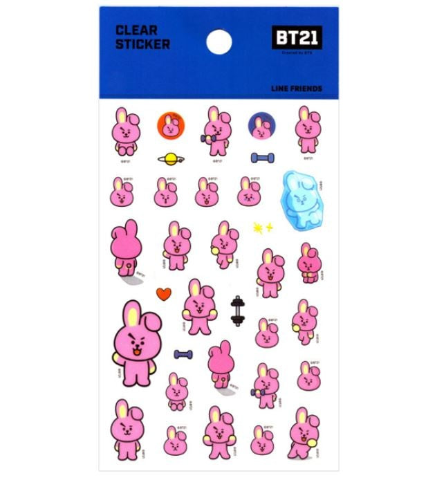 BT21 Clear Sticker - COOKY