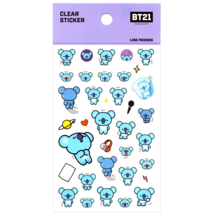 BT21 Clear Sticker - KOYA