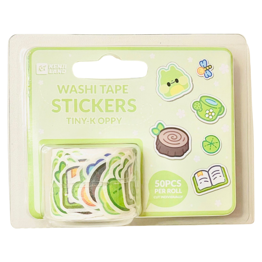 Kenji Washi tape stickers Frog Oppy - 