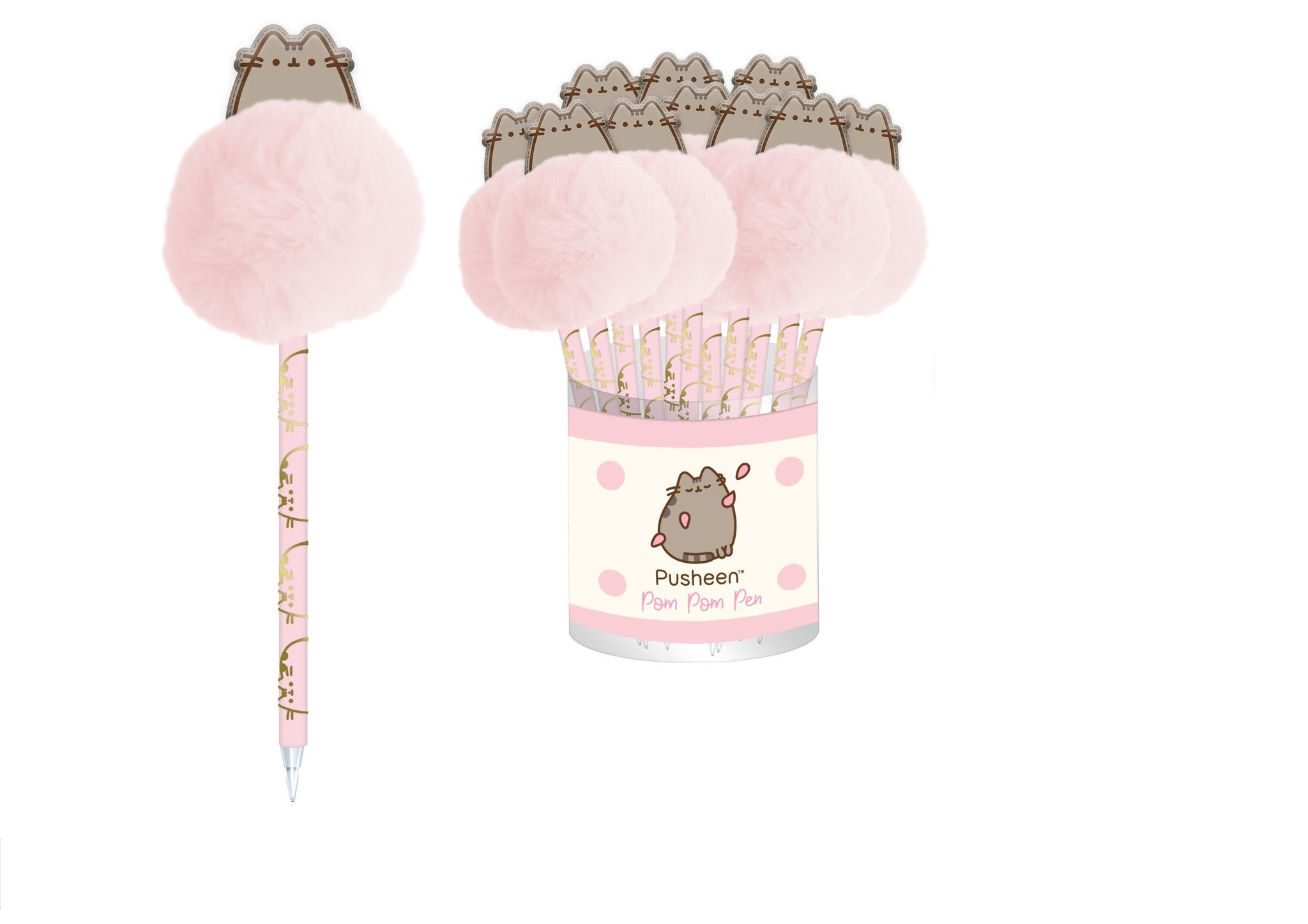 Pusheen pompom balpen - Sweet and simple