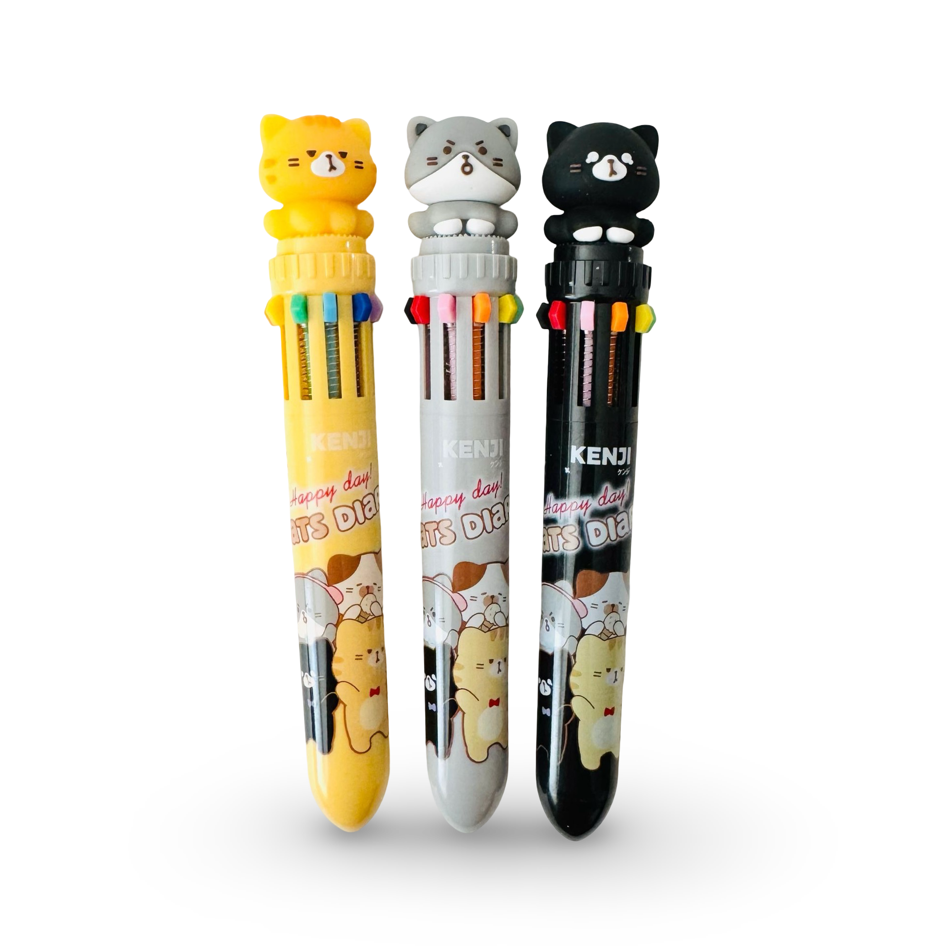 Kenji Meerkleuren pen Cats Diary - 