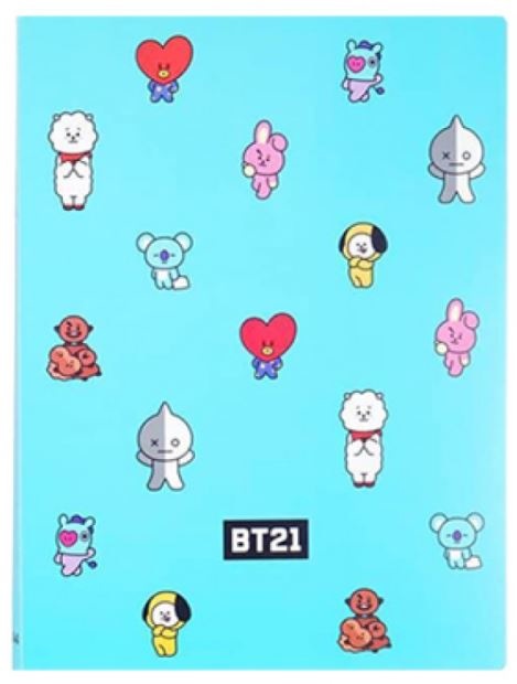 BT21 Insteekmap - Turquoise