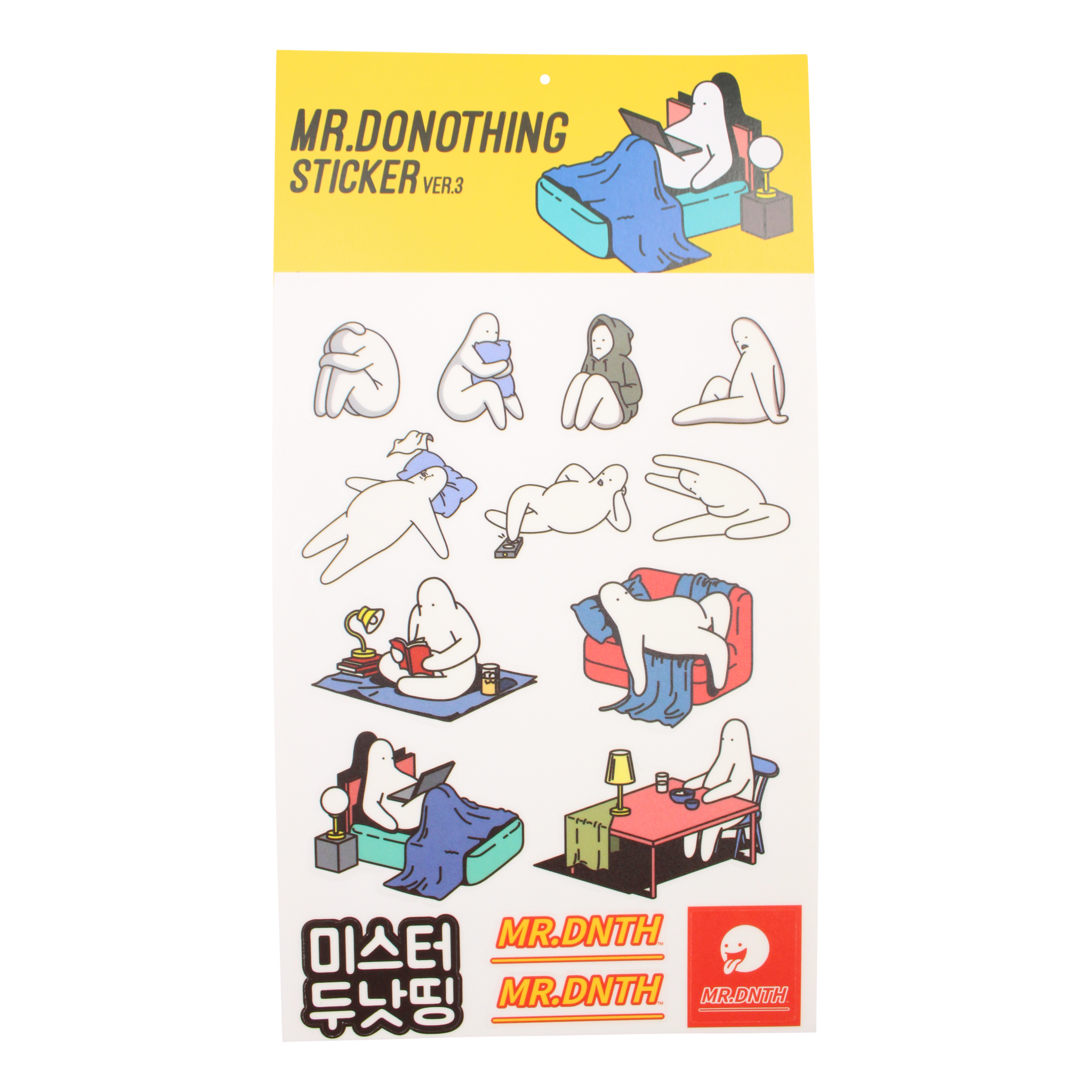 Mr.Donothing stickervel 3