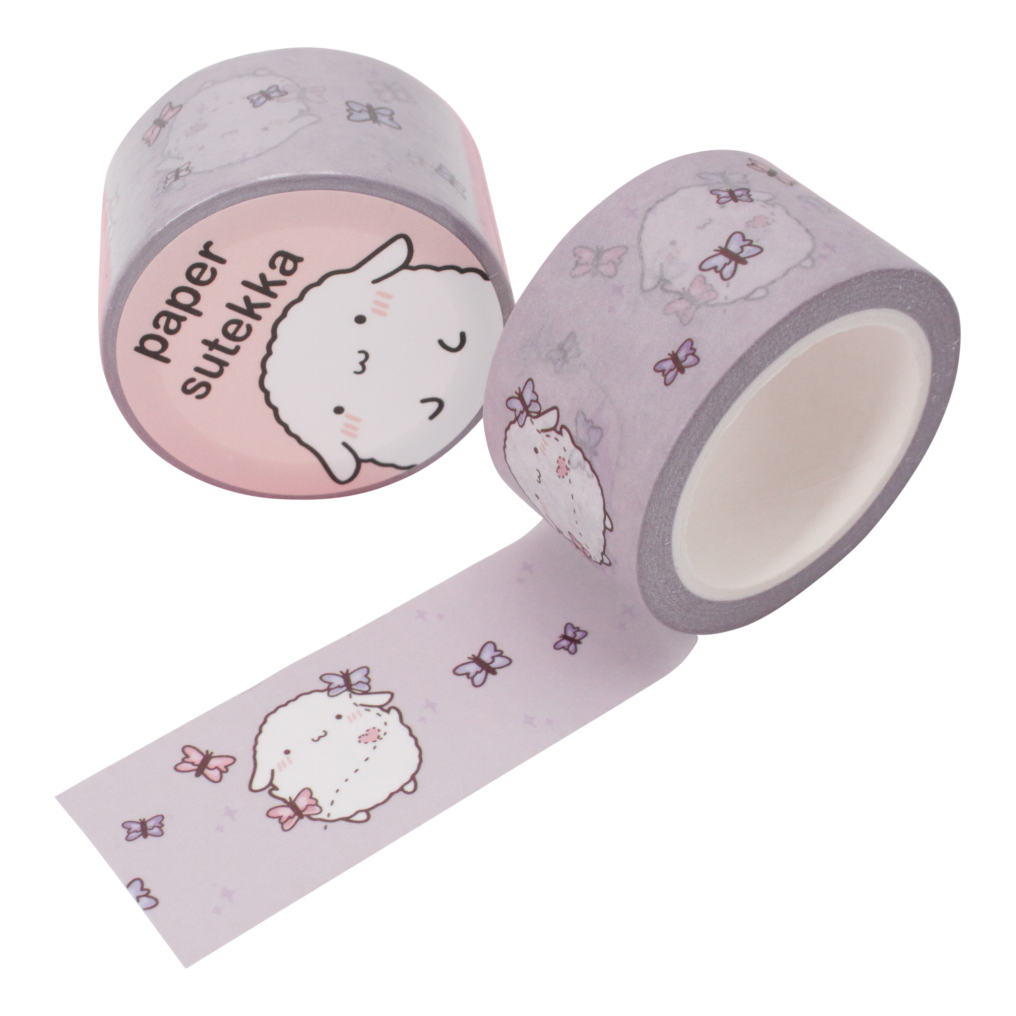 Paper Sutekka Washi Tape - Butterfly Mochi 25 mm