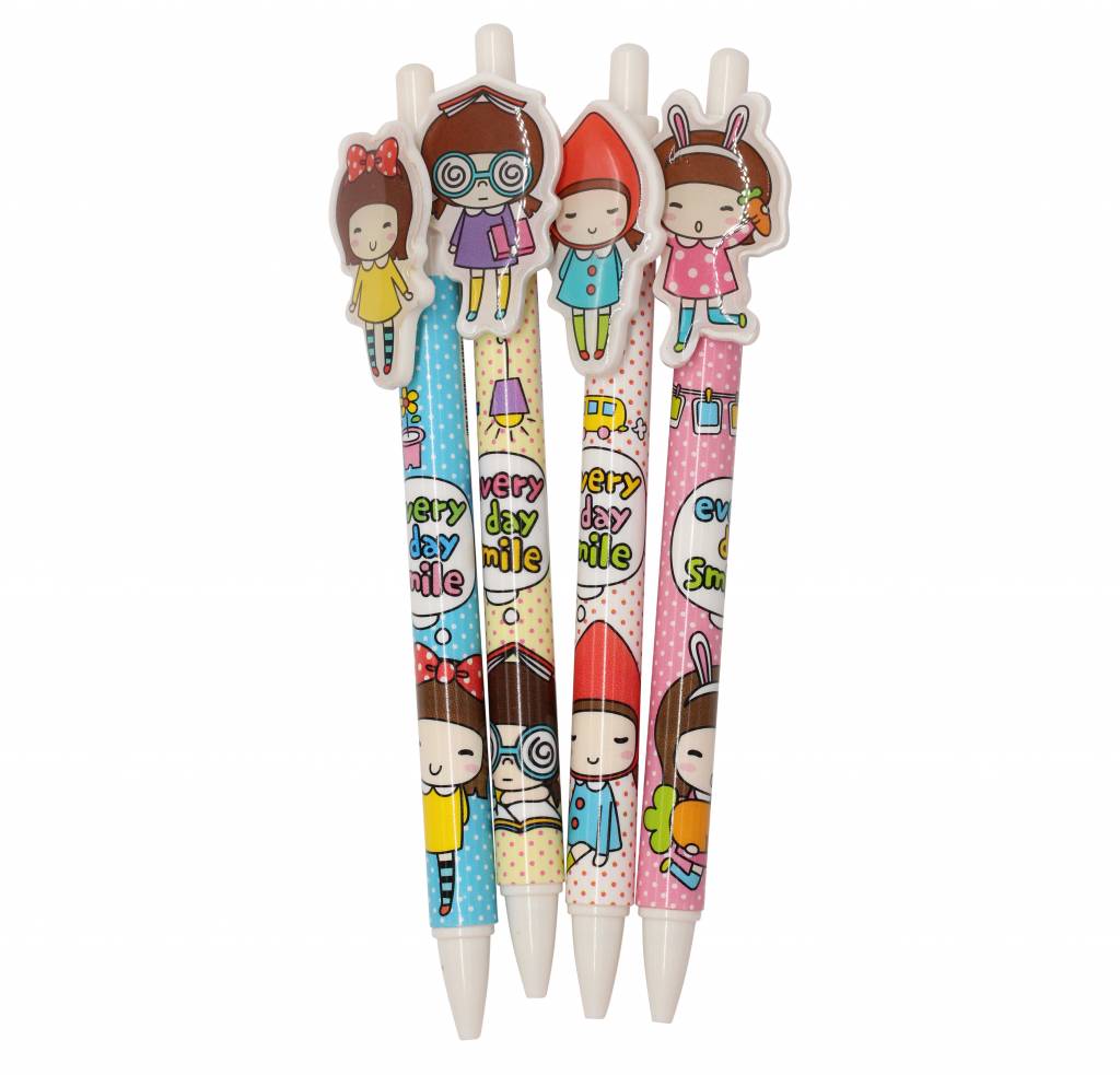 - Balpen schattige meisjes