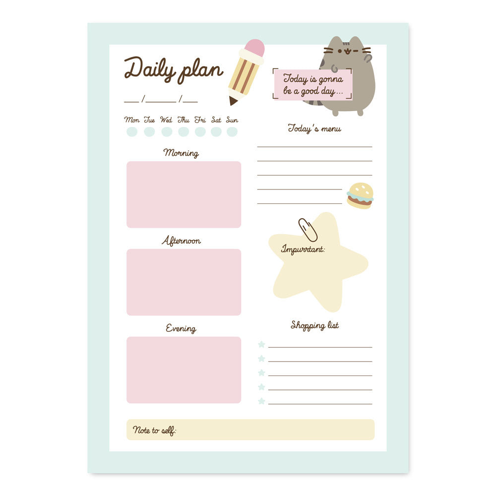 Pusheen To-do Notepad - Foodie Collection