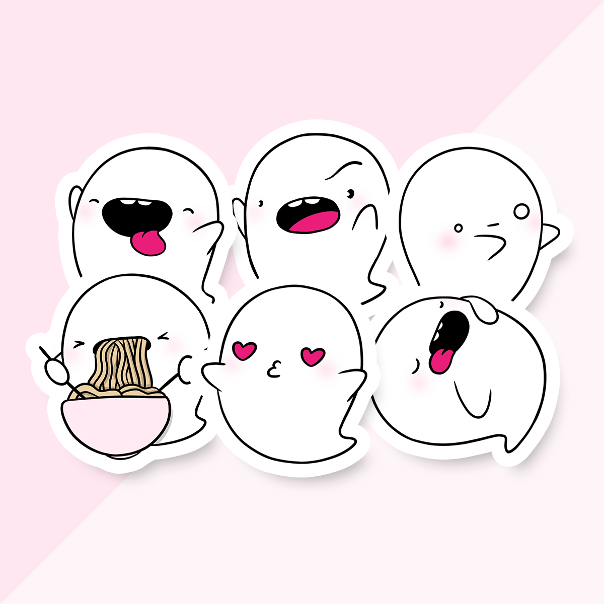 CutieSquad Stickerset - CuteStuff Ghost Yuki