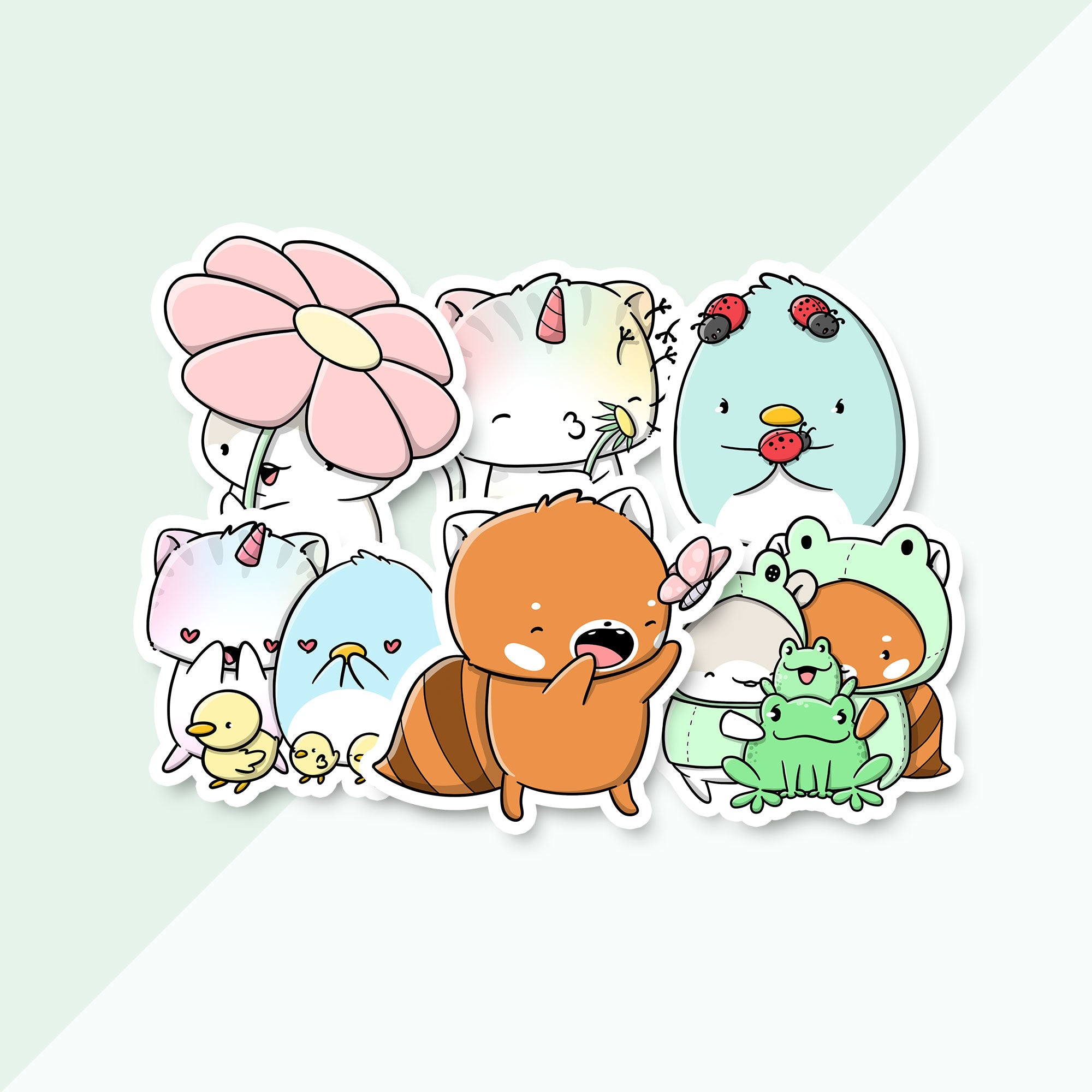 CutieSquad Stickerset - Spring (LIMITED!)