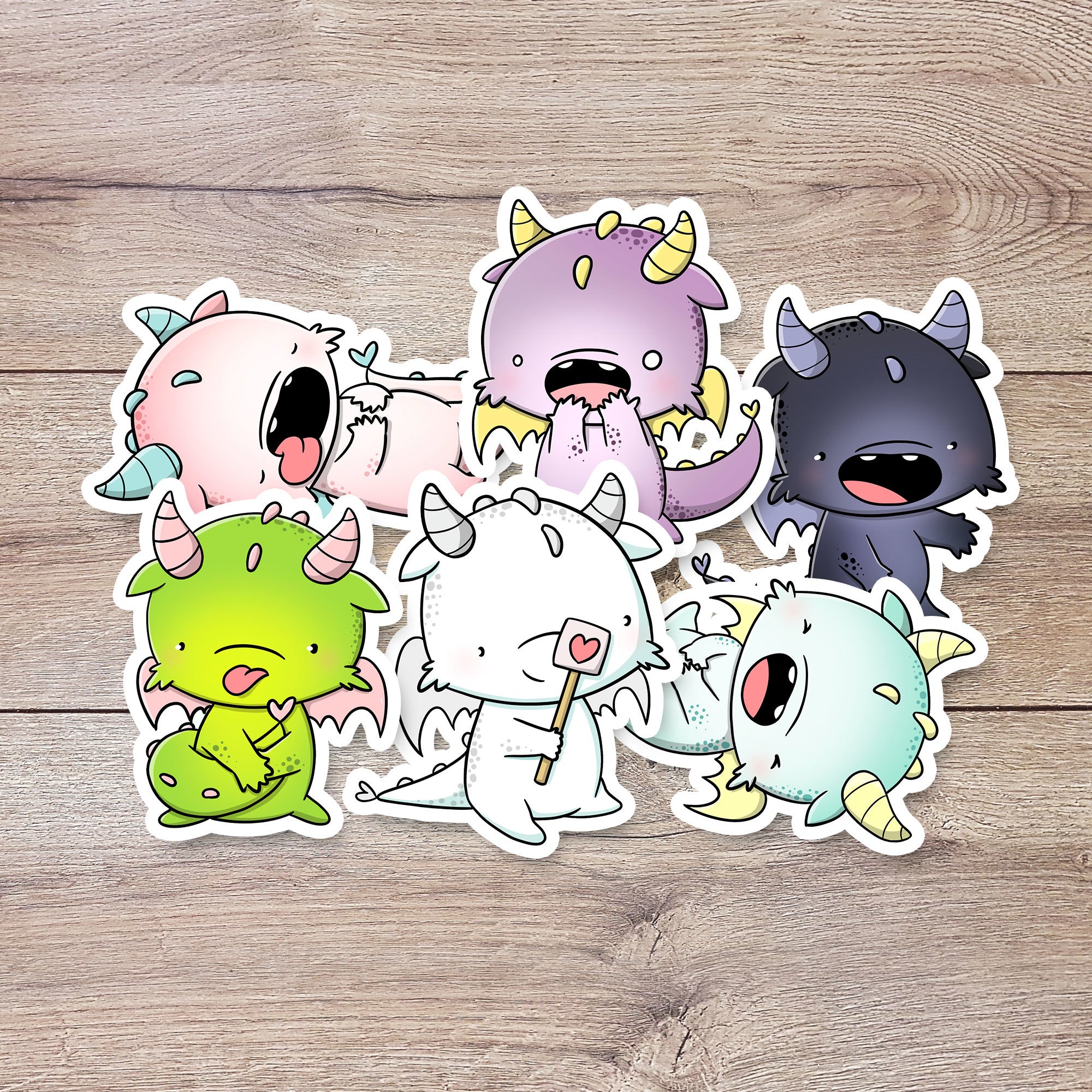 CutieSquad Stickerset - Dragons