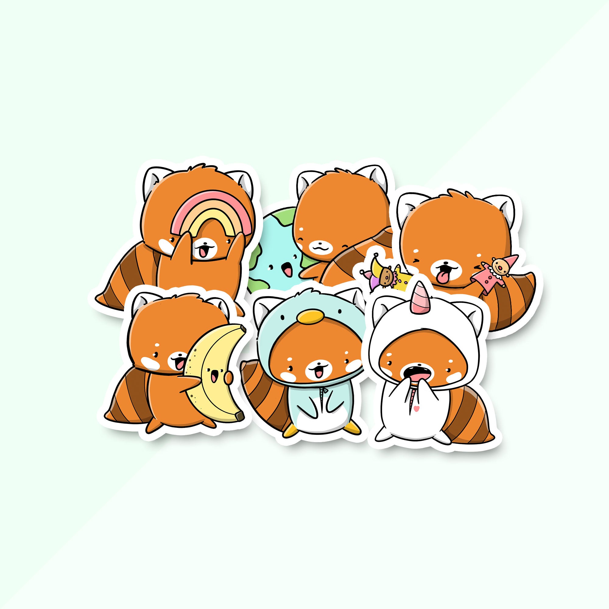 CutieSquad Stickerset - April Pandas (LIMITED!)