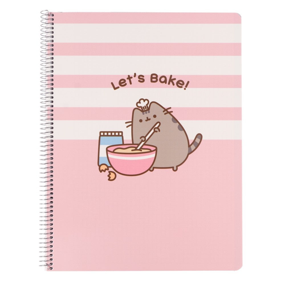 Pusheen Ringband A4 notebook ruitjes