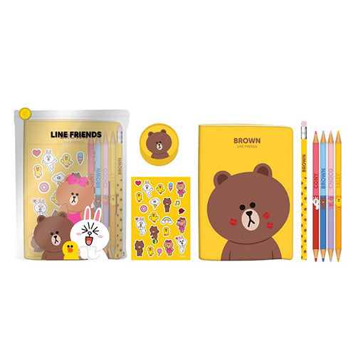 LINE FRIENDS super stationery set