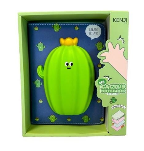 Kenji Squishy notebook A5 - Cactus