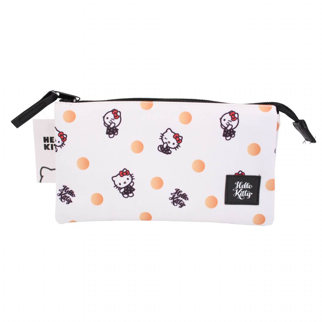 Hello Kitty FOO  drievoudige etui - Polka Dots