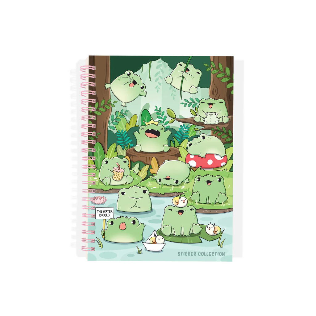 CutieSquad Stickerboek A5 - Frogs