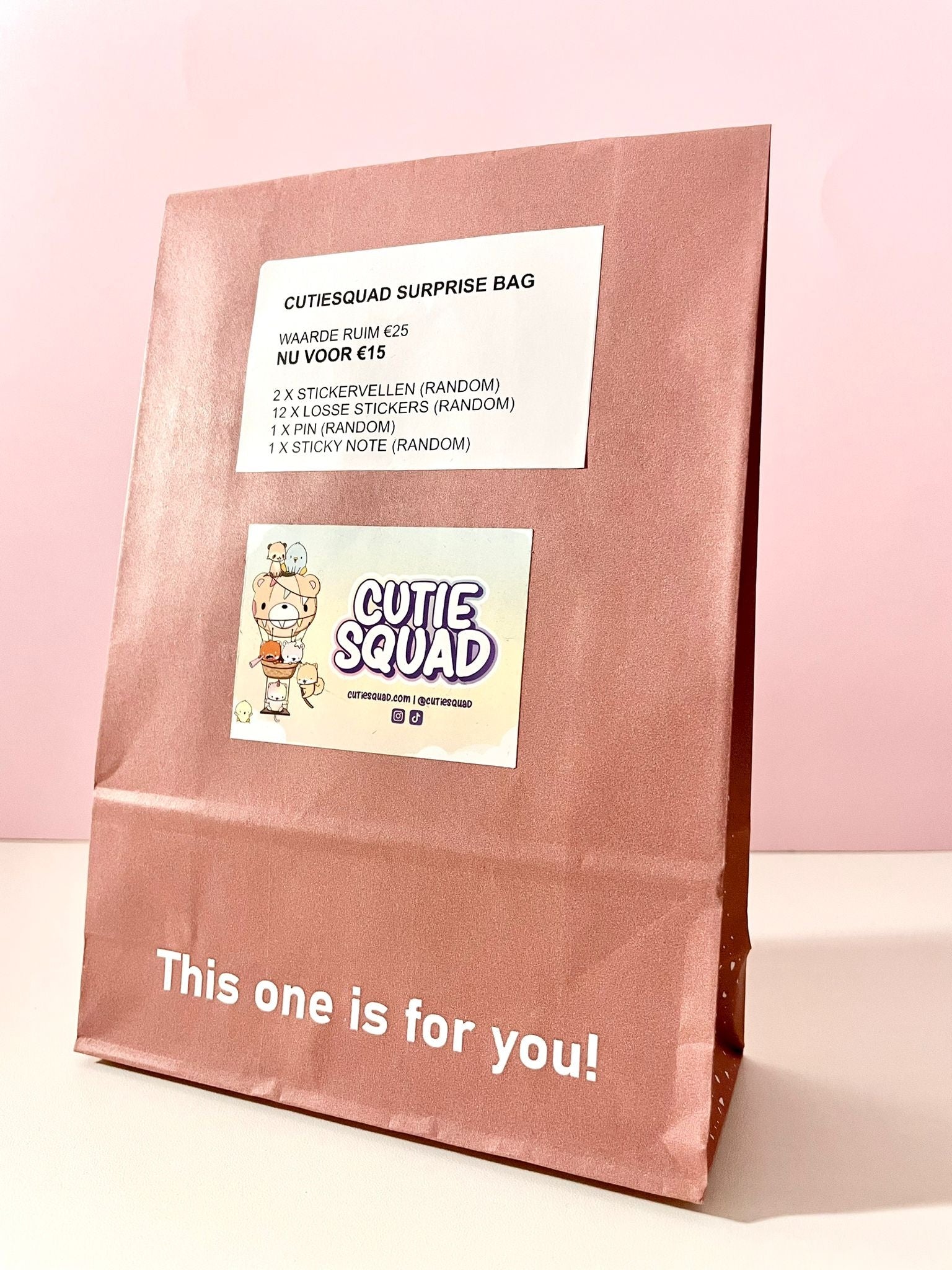 CutieSquad Surprisebag twv 25 EUR