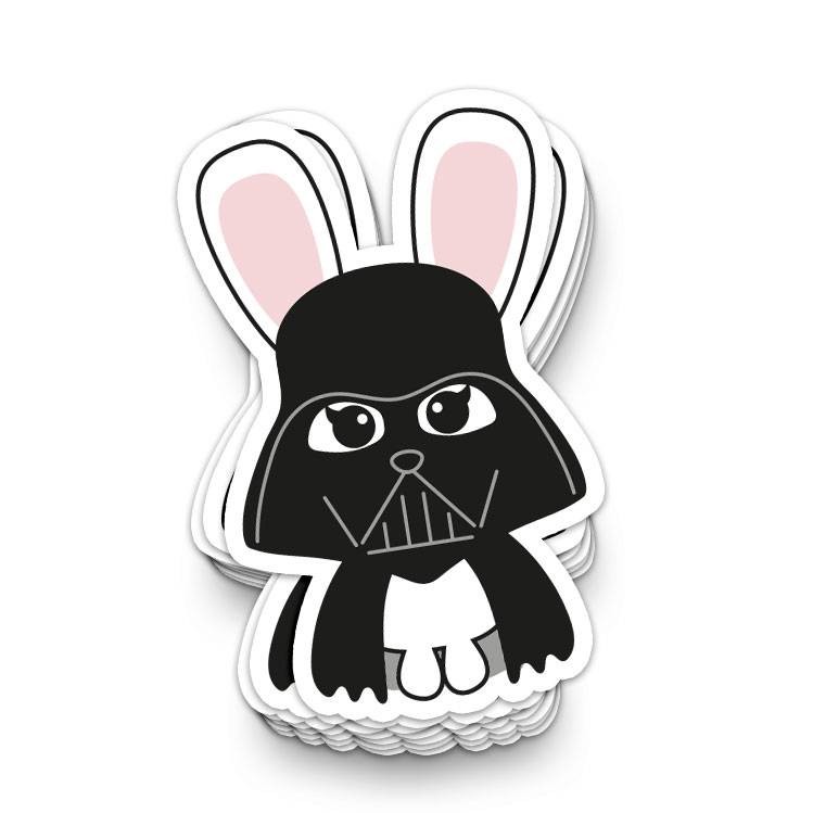 Studio Inktvis Sticker Star Wars Darth Bunny