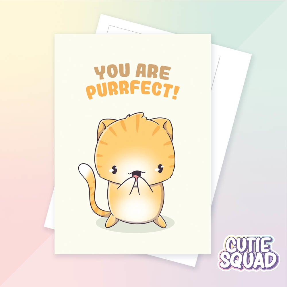 CutieSquad Ansichtkaart You are purrfect - 