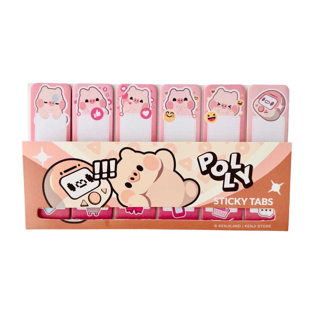 Kenji Sticky Mini Tabs Polly the pig - 