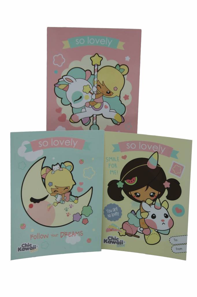 Chickawaii Ansichtkaarten set