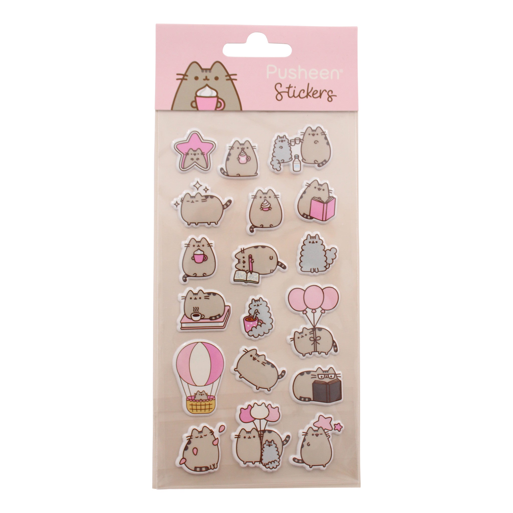 Pusheen stickervel B
