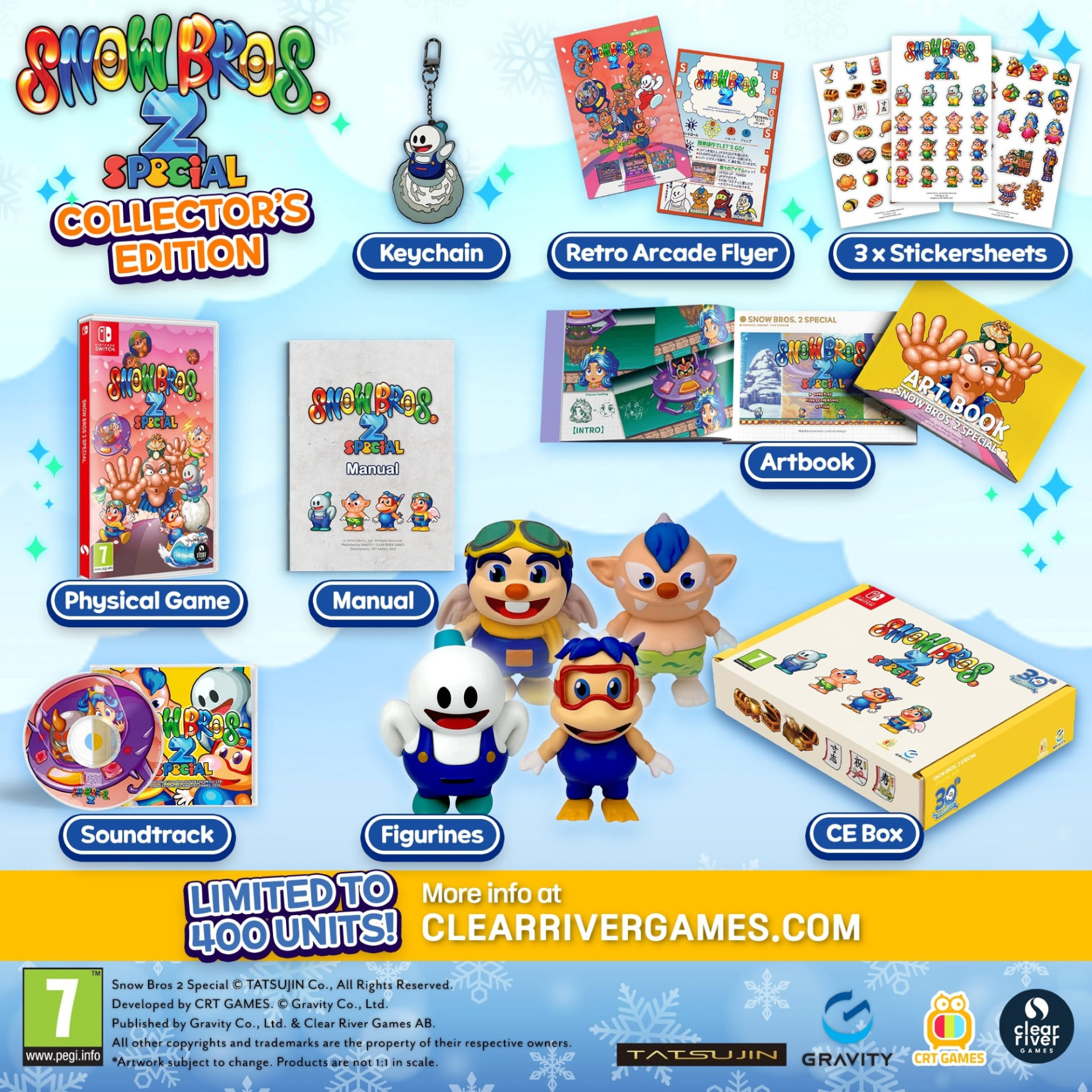 Clear River Games Snow Bros 2 Special Collectors Edition