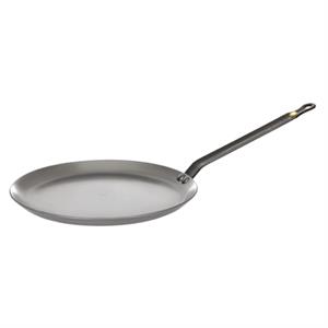 Mineral B blauwstalen crêpepan 24cm