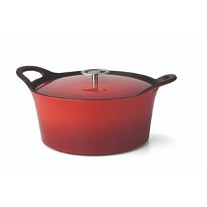 Cuisinox Gusseisen emaillierter Auflauf - Rot 25 cm