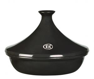 Emile Henry Tajine Flame-Keramik Tagine Schwarz 32cm