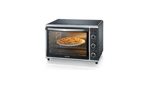 Severin mini oven TO2058 zwart/zilver