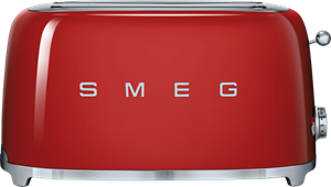 Smeg TSF02RDEU Broodrooster Rood