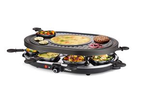 Princess Raclette 8 Oval Grill Party - 162700 8 Raclettepfännchen 1200 Watt