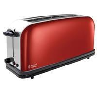 Russell Hobbs Colours Plus Flame Red Long Slot Broodrooster 2139
