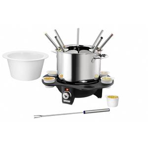 Unold 48645 sw/si (2 Stück) - Fondue 1000W 48645 sw/si