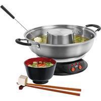 fritel FG2970 Culinary Fondue en Grill 2L 1950W Inox/Zwart